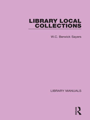 cover image of Library Local Collections